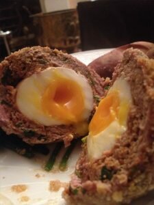 My favourites - Runny Scotch Eggs - Homemade, of course