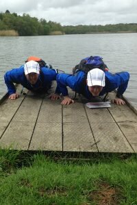 Some press ups while running London to Brighton