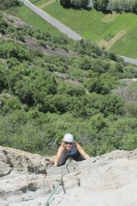 Rock climbing in Machaby