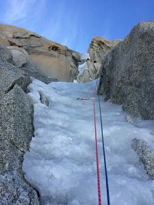 Leading up the second pitch