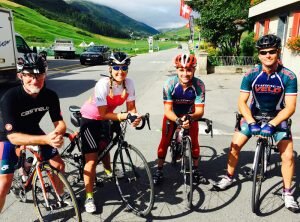 Sophie making cycling friends