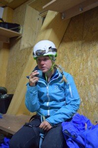 A little tea stop at the Gouter Hut