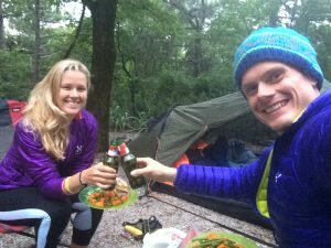 Day 0, the night before the Alpine Coast to Coast
