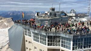 Zugspitze summit, a little busy!