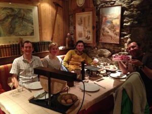 Dinner with friends at La Caleche