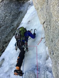 Ice gullies up high