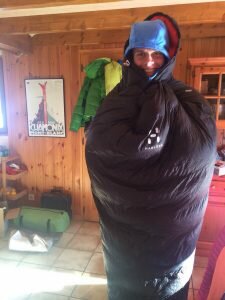 The ultra light L.I.M down sleeping bag