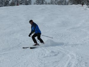 Feeling like a proper skier with proper turns!