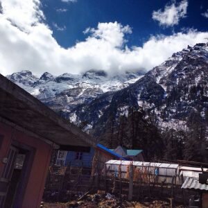 Angry clouds around Annapurna