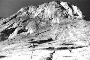 Royal Robbins on Half Dome. Photo: Wikipedia