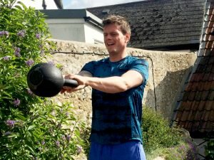 High rep kettlebell swings