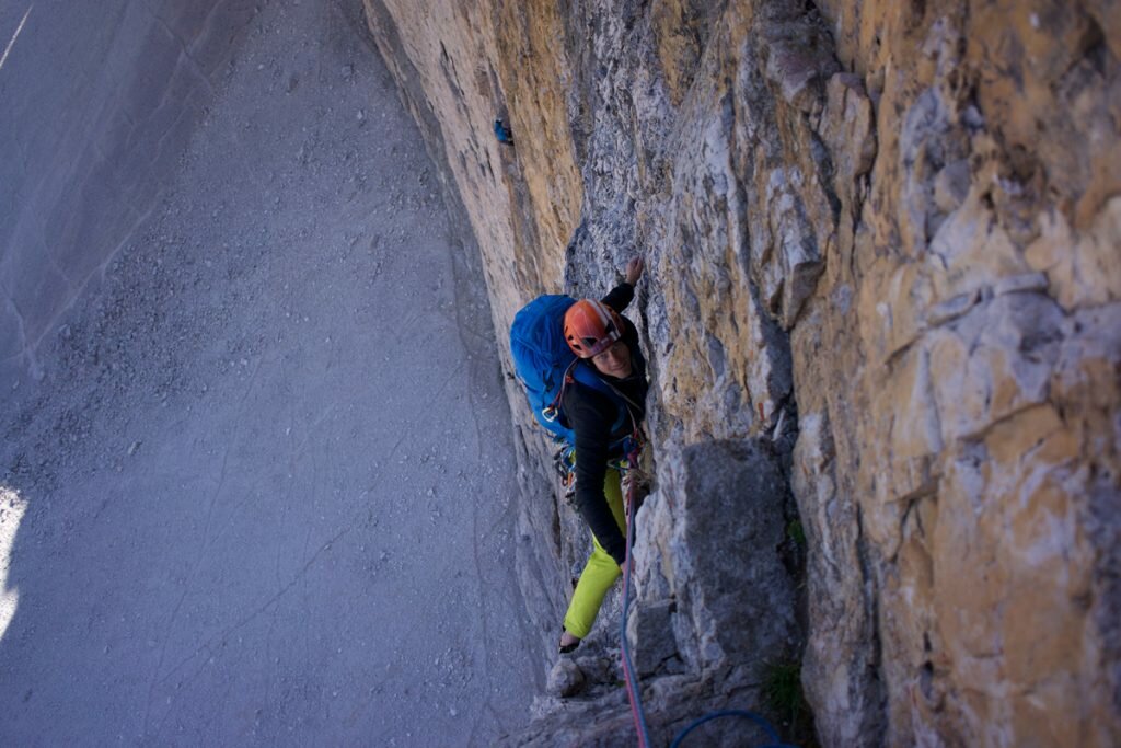 Steep and sustained climbing. Photo © Tim Howell