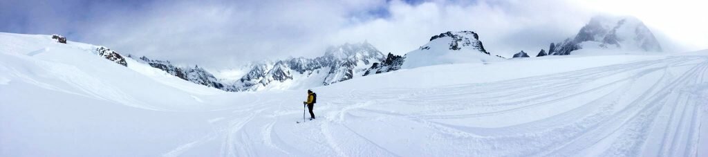 The immense Vallee Blanche