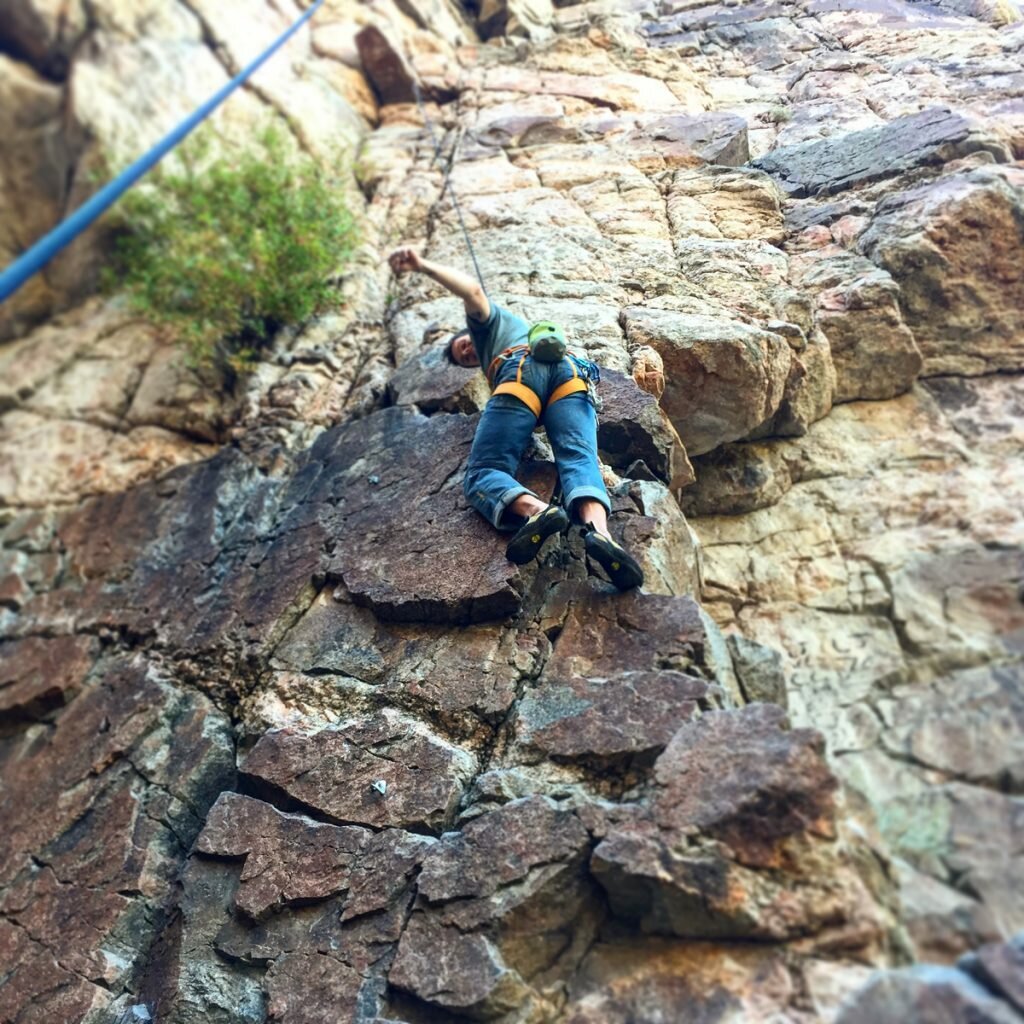 Climbing in Cody