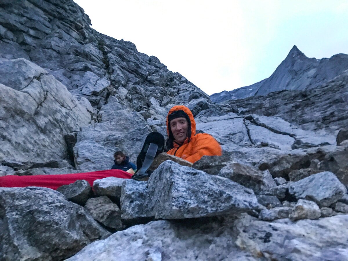 Our first bivouac